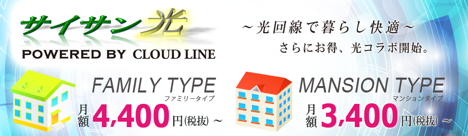 サイサン光 料金プラン